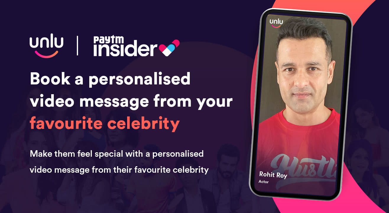 Book a personalised message from Rohit Roy