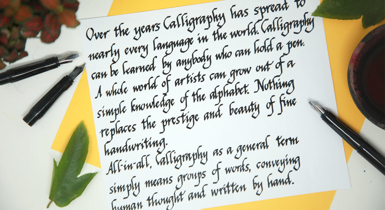 Basics Of Calligraphy Workshop