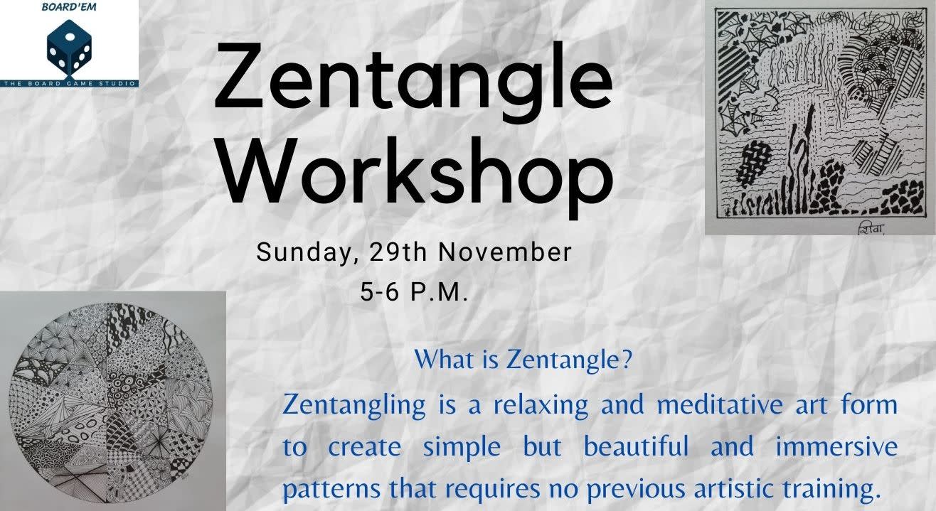 Meditative Art Workshop: Zenatangling