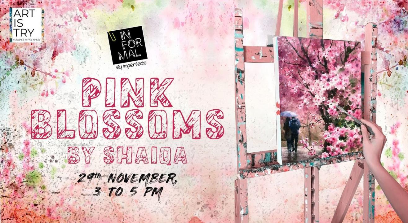 Pink Blossoms Painting Party