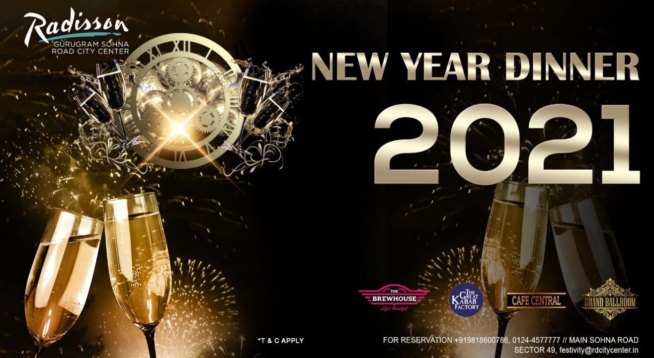 New Year 2021 @ Radisson Gurugram Sohna Road 