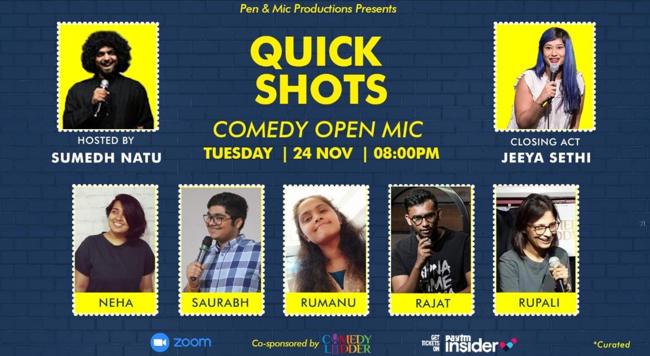 Quick Shots: Comedy Open Mic