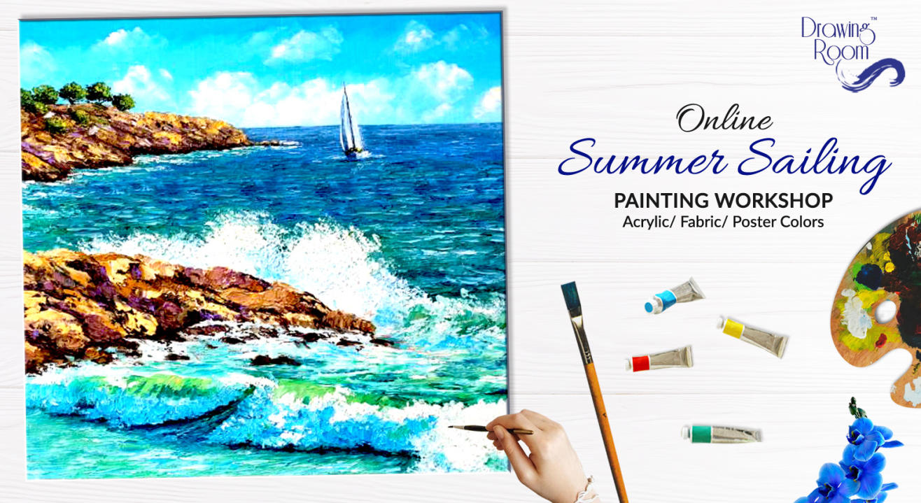 Online Summer Sailing Painting Workshop by Drawing Room