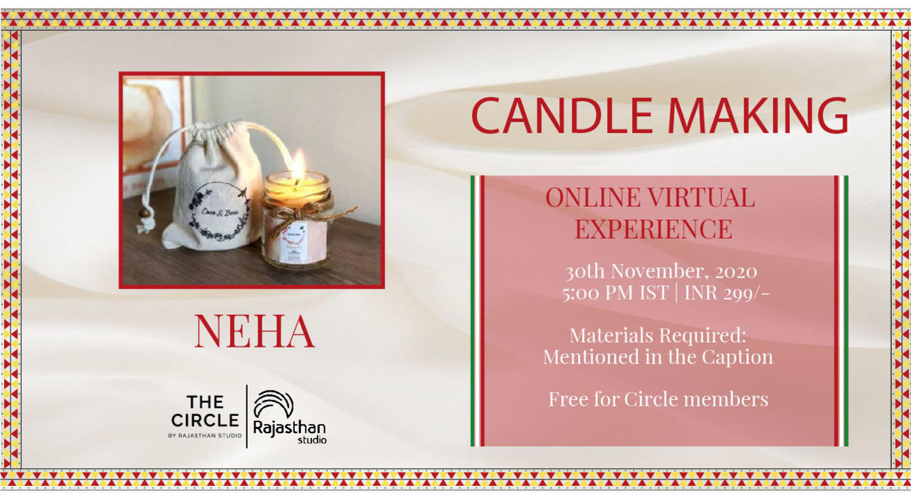 Candle Making Workshop by Rajasthan Studio