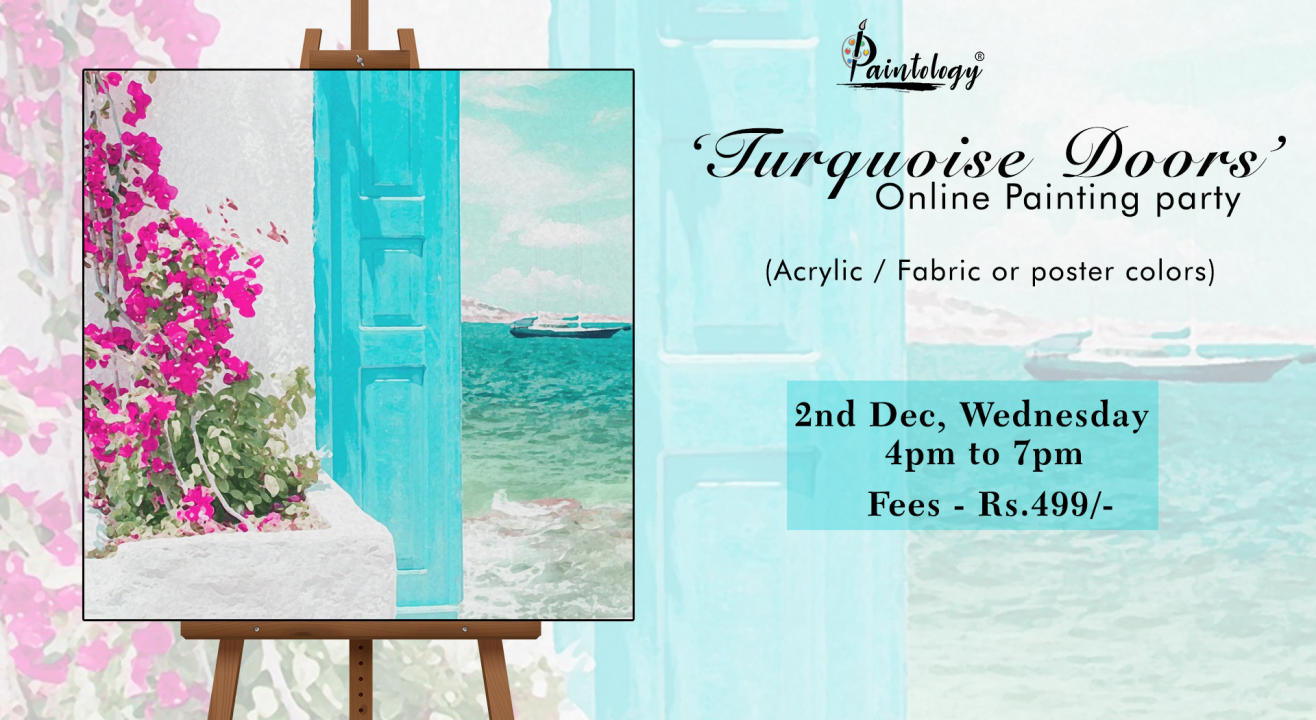 ‘Turquoise Doors’ Painting Party by paintology