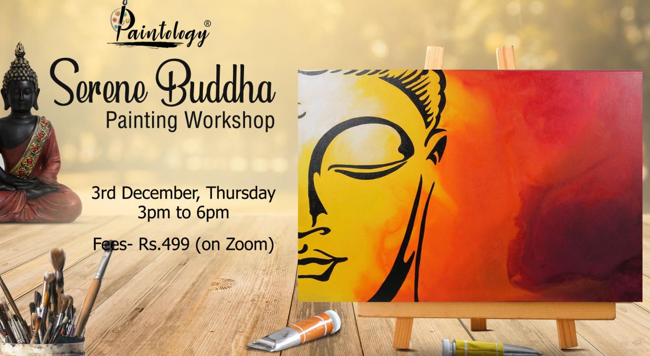 ‘Serene Buddha’ Painting party by Paintology