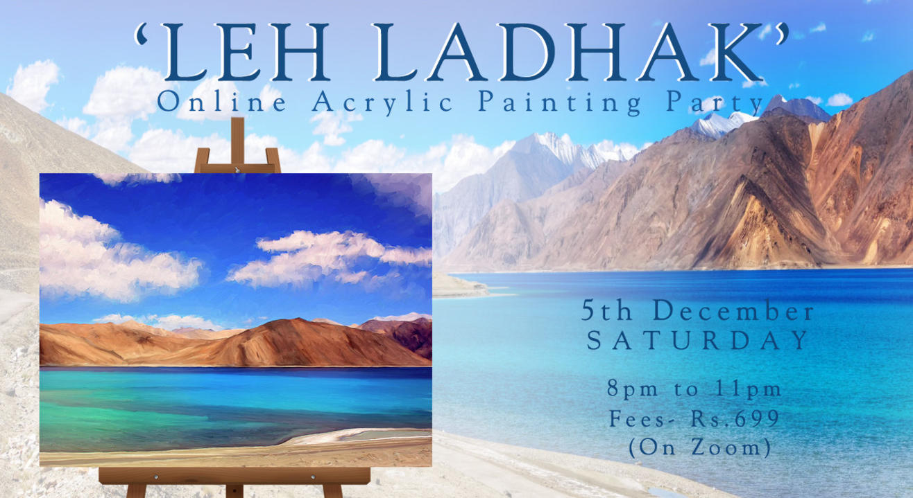 ‘Leh Ladhakh’ Painting party by Paintology