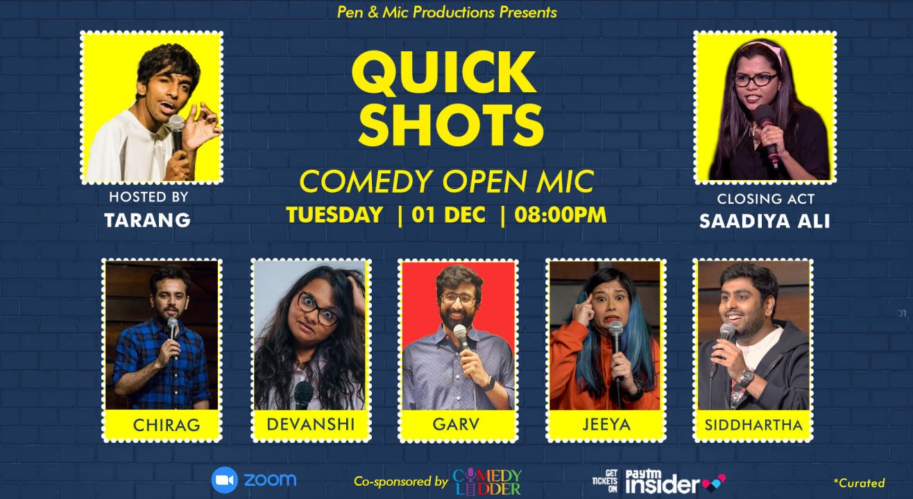 Quick Shots: Comedy Open Mic