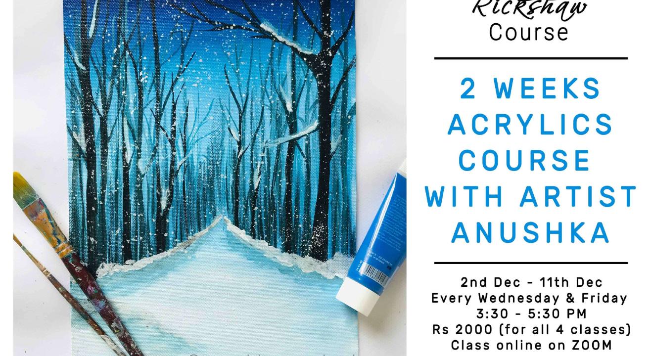 4 - Day Acrylic Painting Course with Anushka Nayak