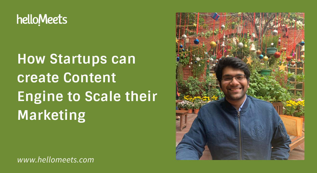 How Startups can Create Content Engine to Scale their Marketing