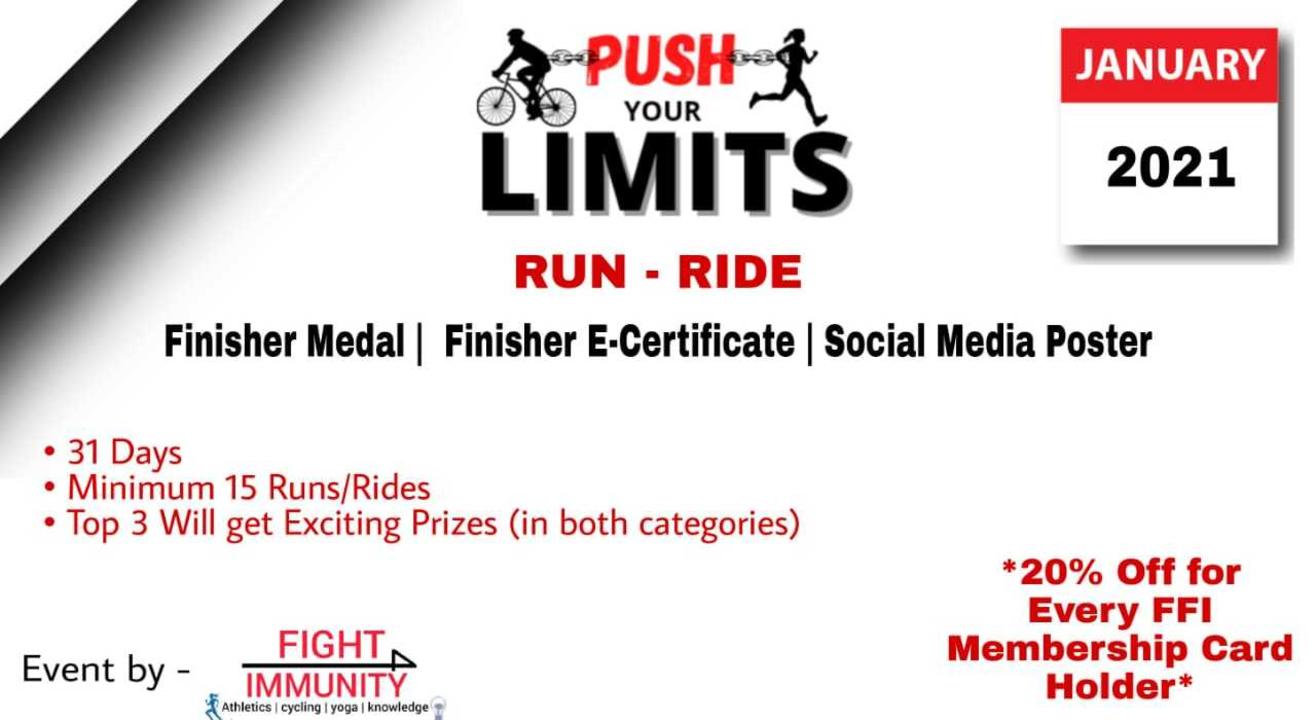 Push Your Limits - Run/Ride Challenge