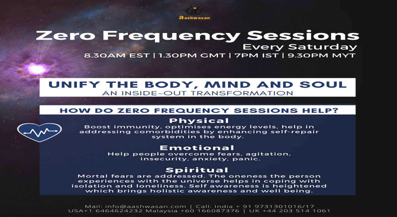 Zero Frequency Session to Align Body, Mind and Soul