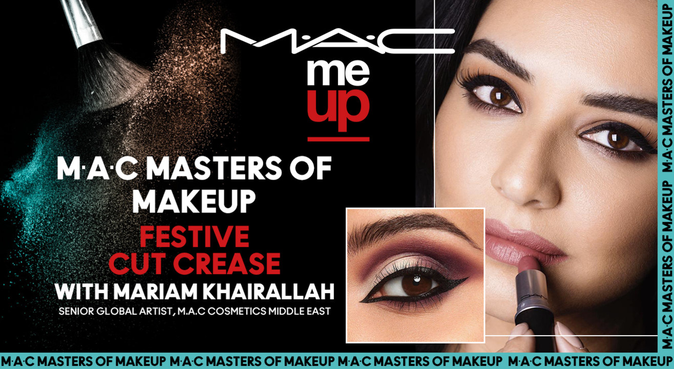 Festive Cut Crease by Mariam Khairallah | M.A.C Cosmetics 