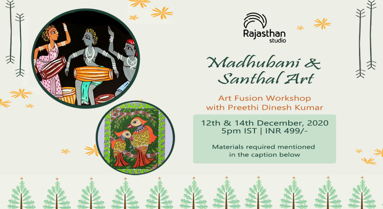 Madhubani & Santhal Art Workshop by Rajasthan Studio