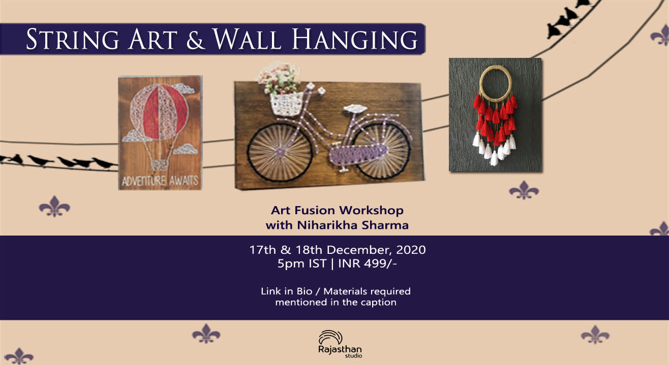 String Art and Wall Hanging Workshop By Rajasthan Studio