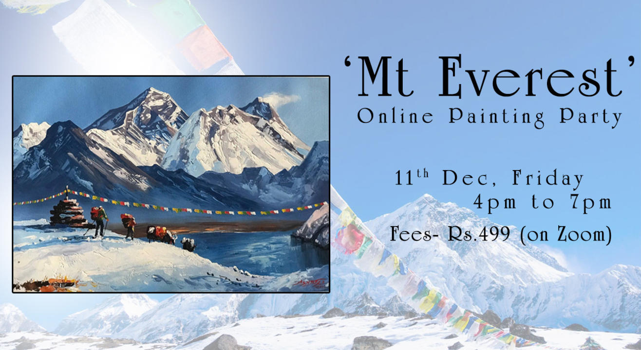 ‘Mt Everest’ Online Painting workshop