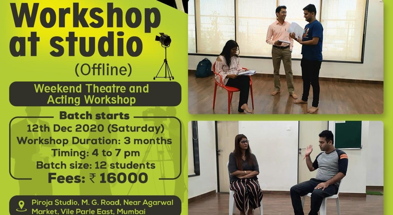 Weekend Theatre and Acting Workshop (Offline)