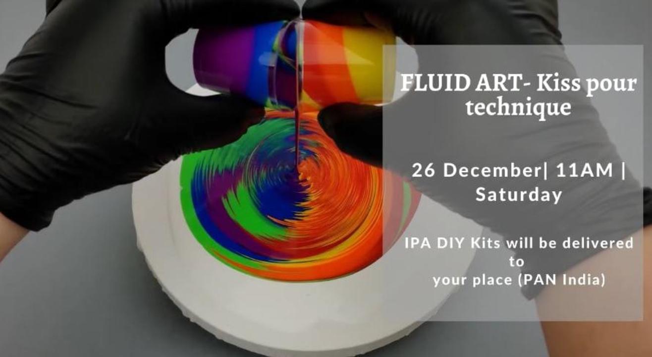 Fluid Art Workshop - Kiss Pour Technique- IPA DIY Kit 