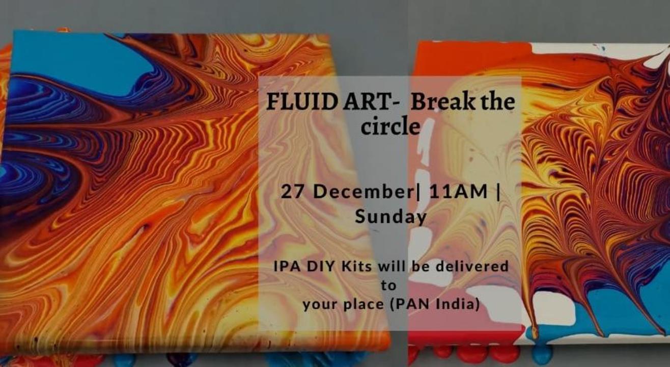 Fluid Art - Break the circle technique- IPA DIY Kit 