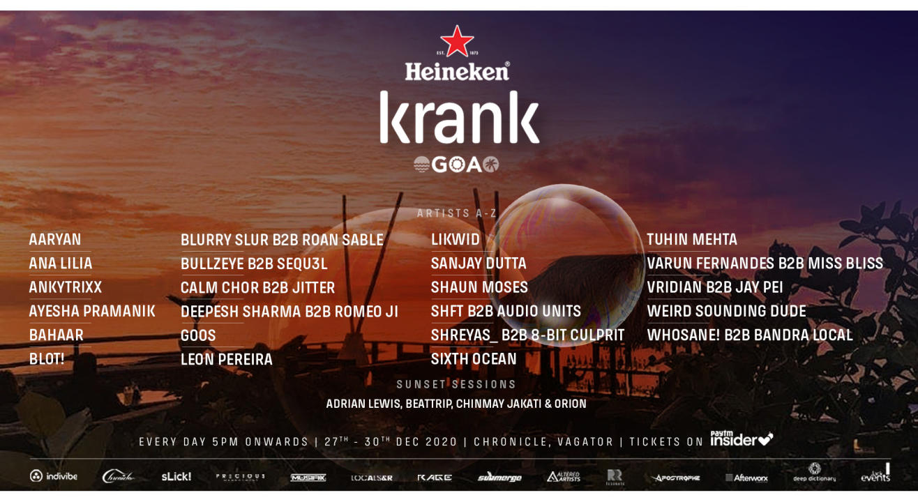 Heineken presents Krank GOA 2020 