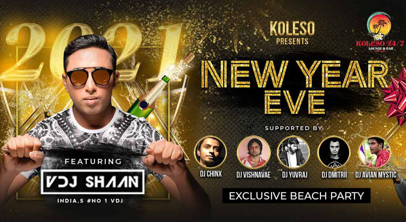 New Year Celebrations 2021 at Koleso With Indias No 1 VDJ - VDJ Shaan