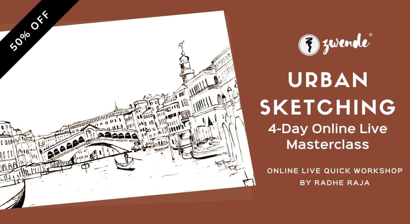 Urban Sketching [4-Day Online Live Masterclass] 