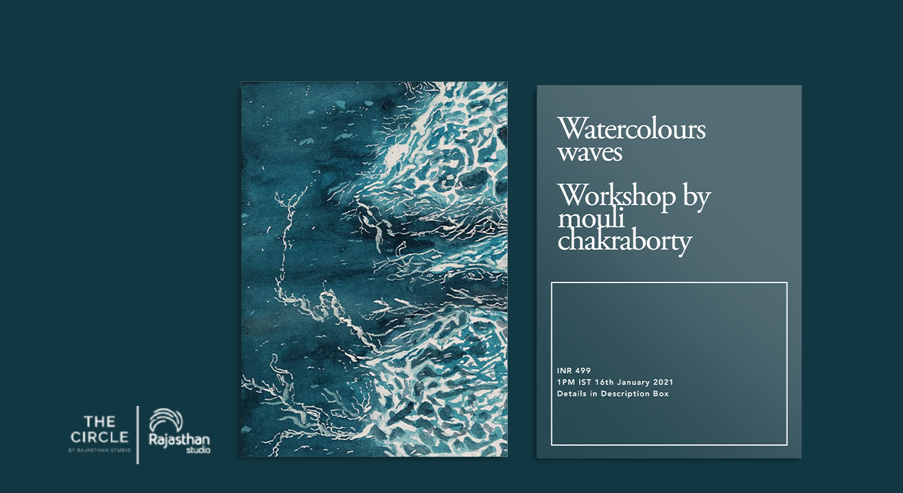 Watercolours - Waves Workshop by Rajasthan Studio