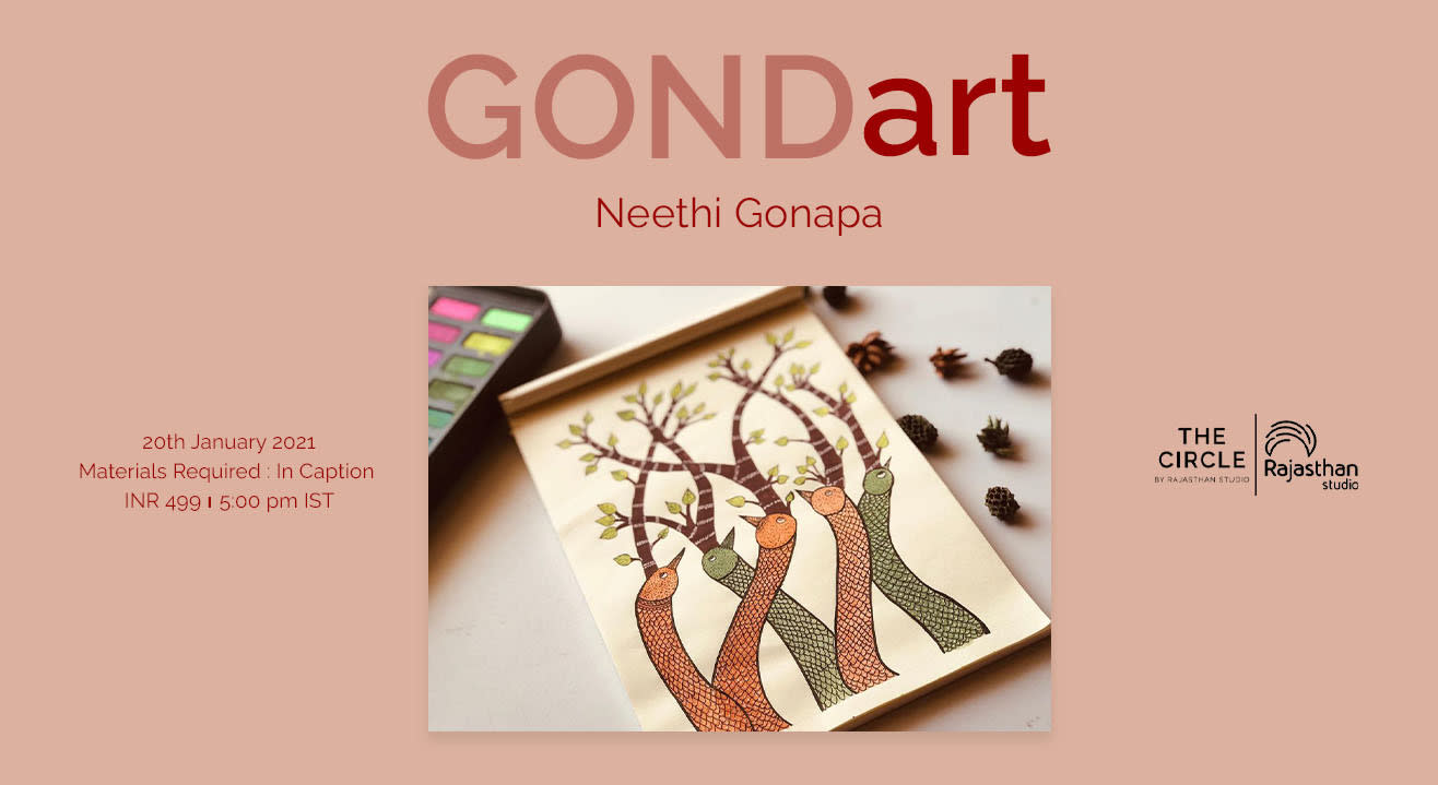 Gond Art Workshop by Rajasthan Studio