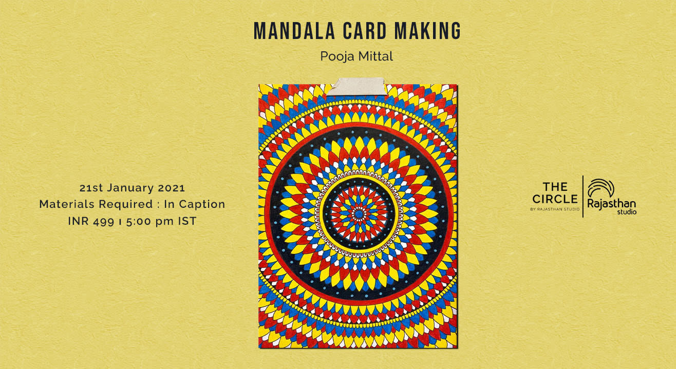 Mandala Card Making Workshop by Rajasthan Studio