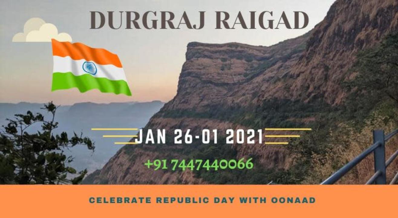 Celebrate Republic Day with Oonaad on Raigad Fort Trek