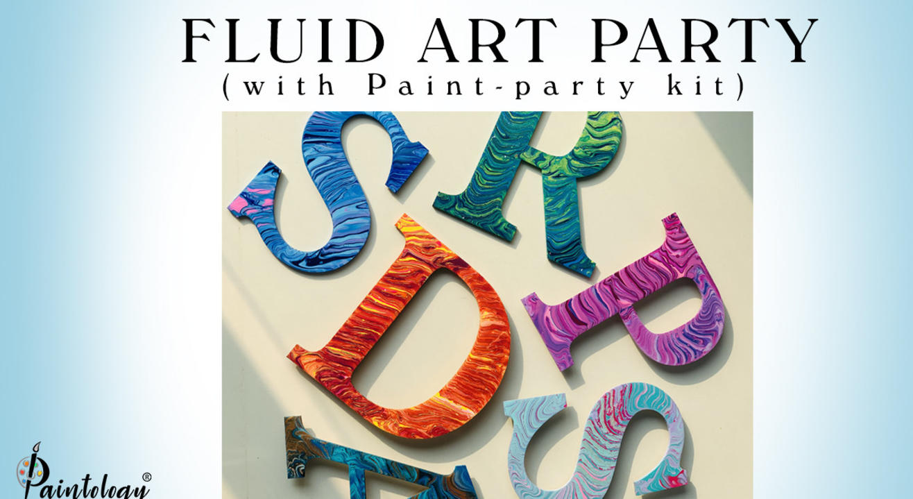 31st Jan – Fluid art party with kit