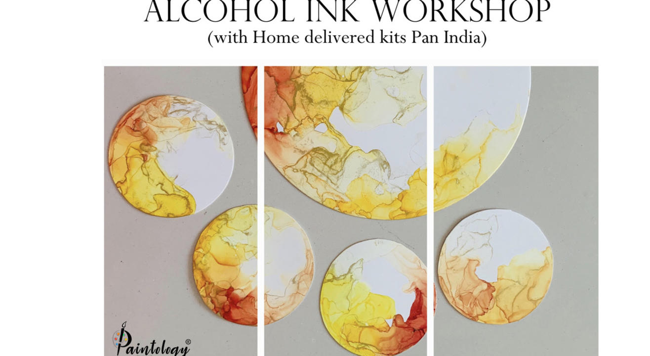  Alcohol Ink workshop with Kit