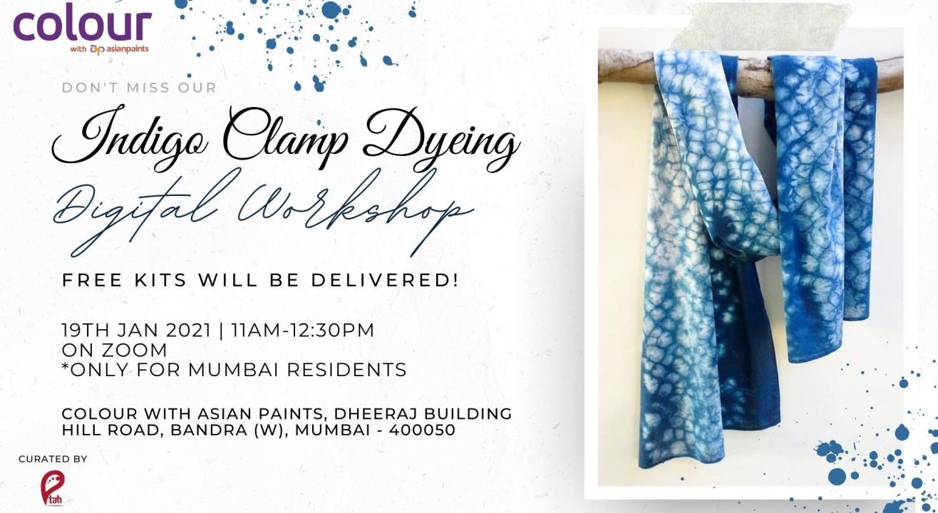 Indigo Clamp Dyeing Free Online Workshop