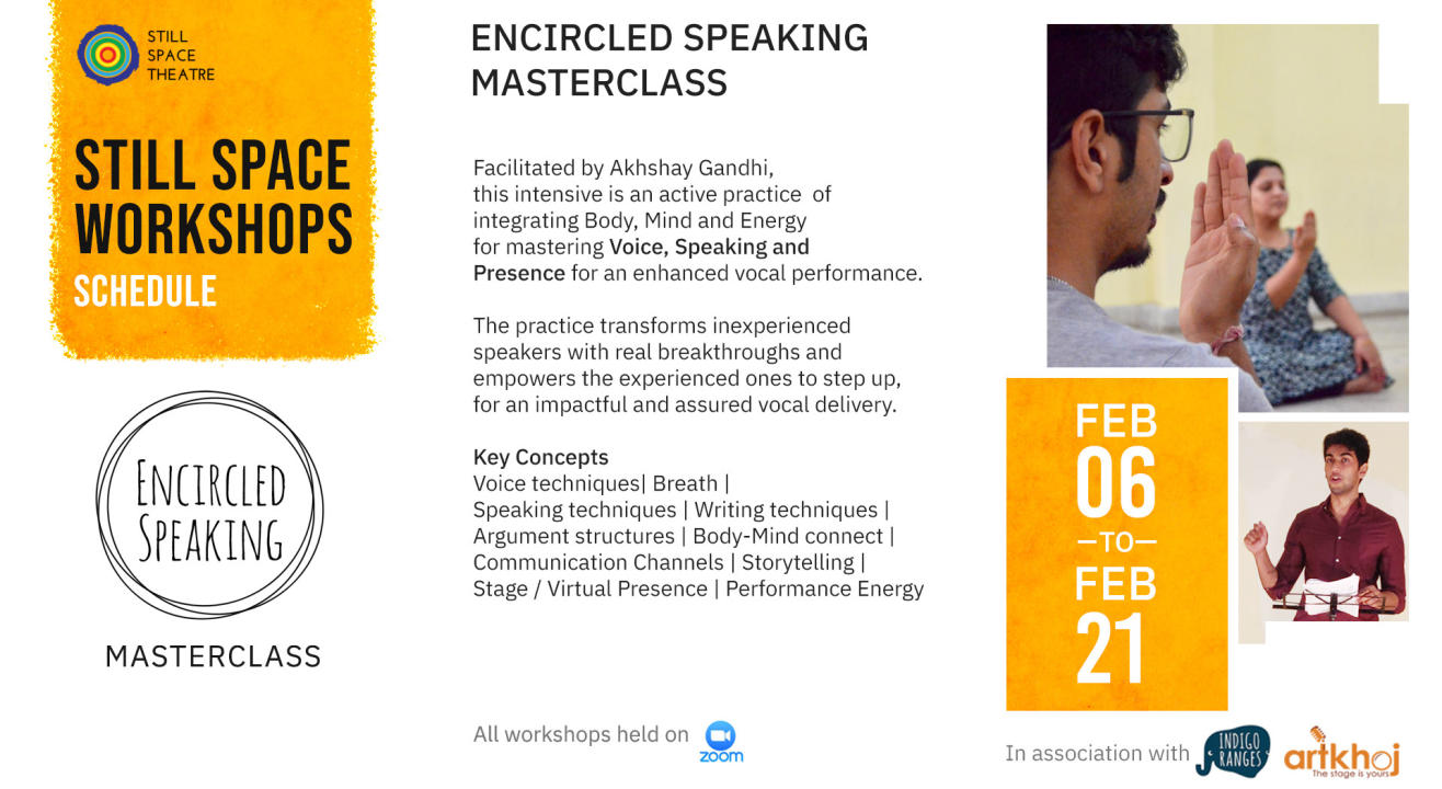 Encircled Speaking Masterclass - An Online Workshop