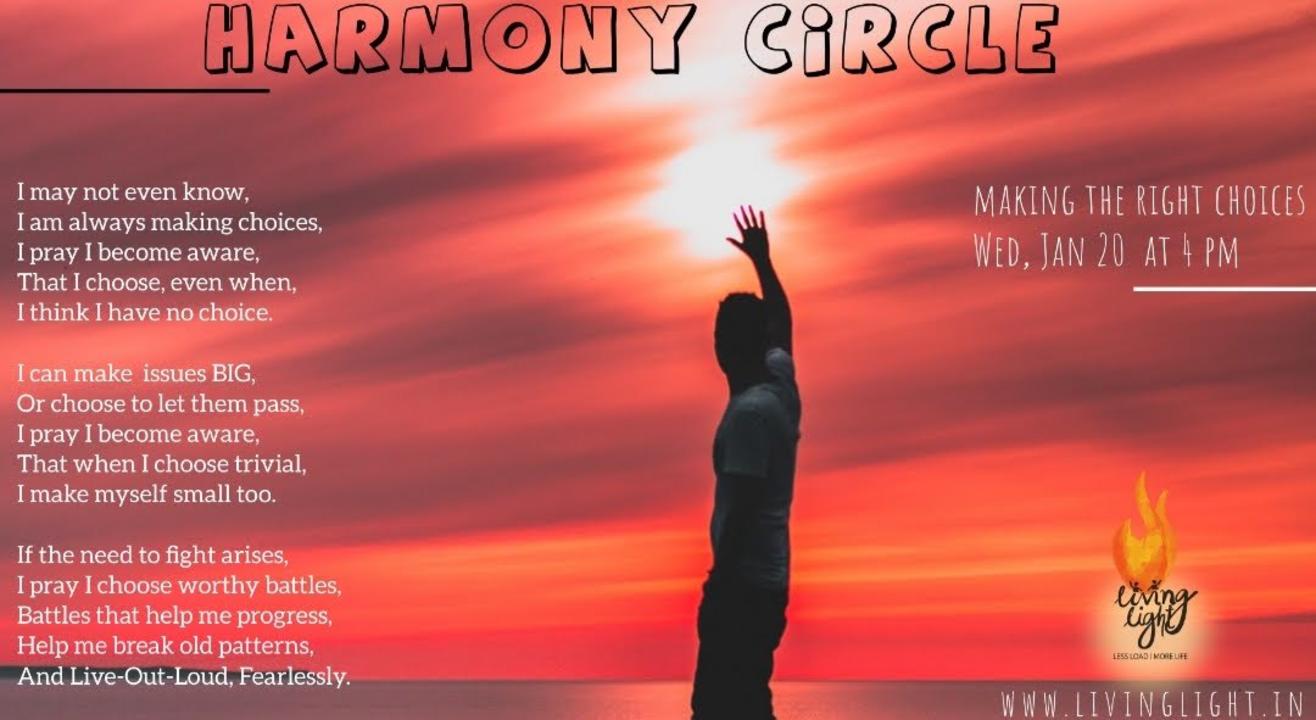 Harmony Circle - Making the right choices