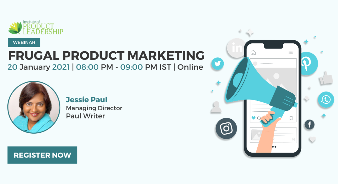 FREE! Webinar on Frugal Product Marketing 