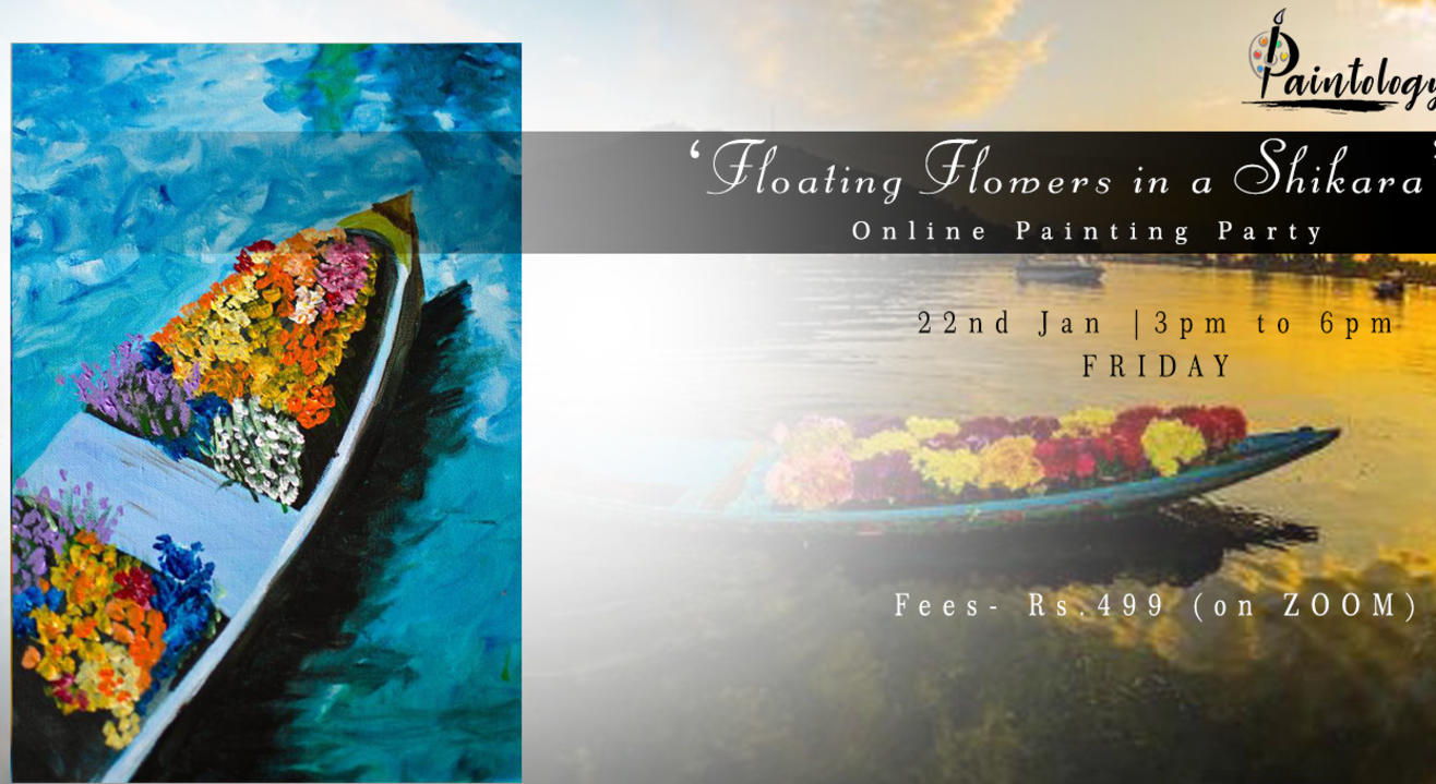 ‘Floating Flowers in the Shikara’ Painting Party