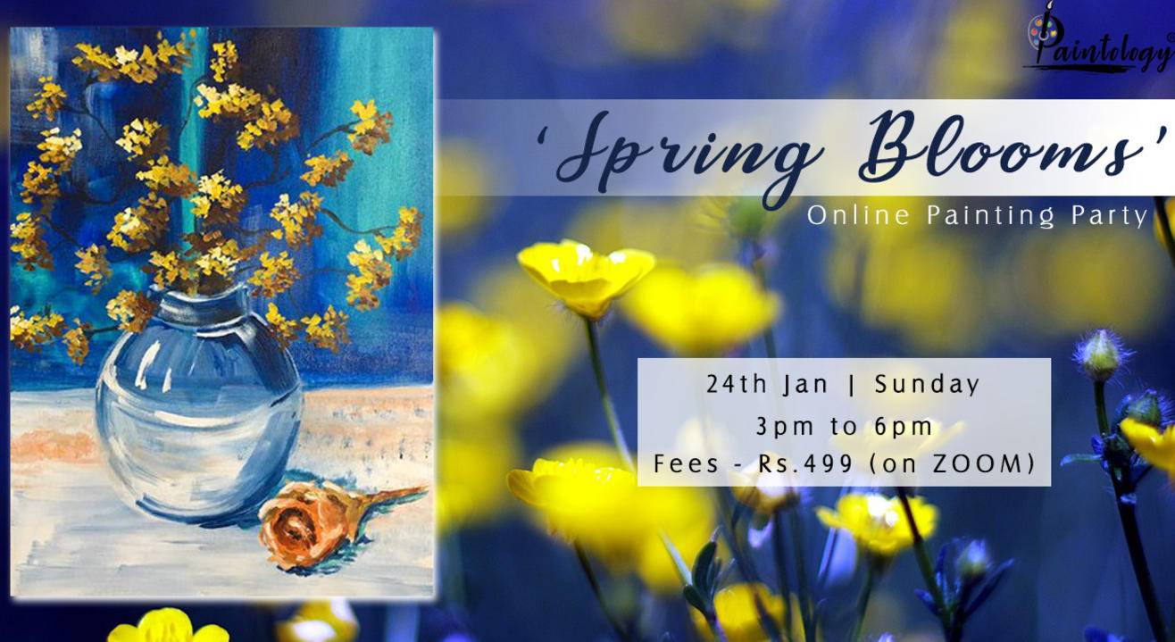 ‘Spring Blooms’ Painting Party by paintology