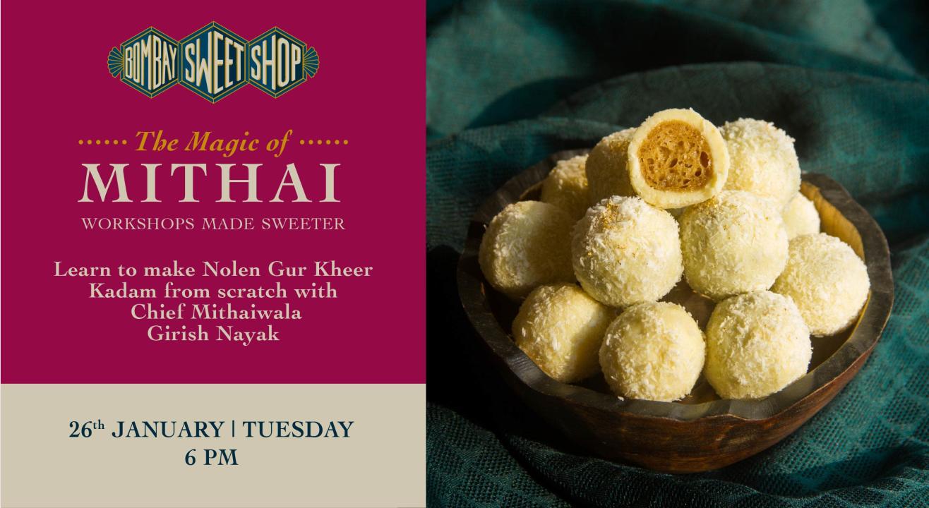 Learn how to make Nolen Gur Kheer Kadam with Chef Girish Nayak!