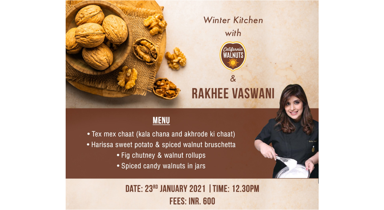 Winter Kitchen with California Walnuts & Rakhee Vaswani