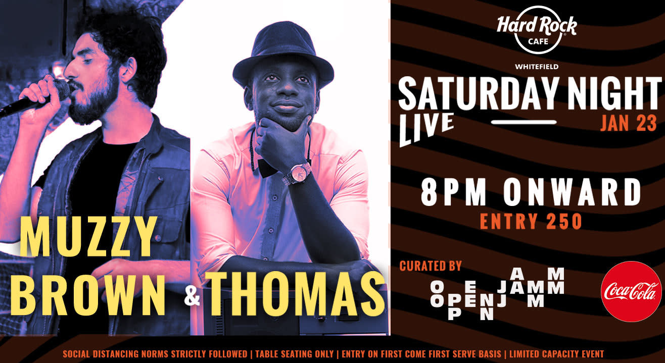 Saturday Live ft. Muzzy Brown + Thomas