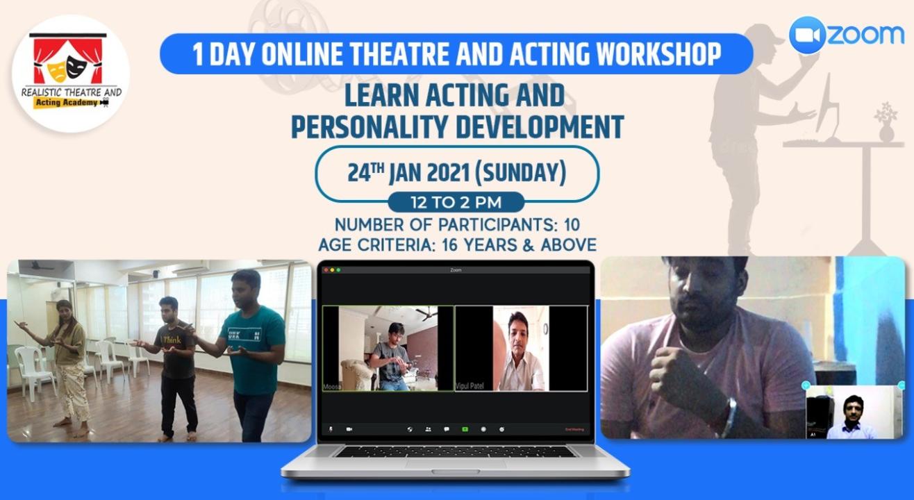 1 Day Online Theatre and Acting Workshop