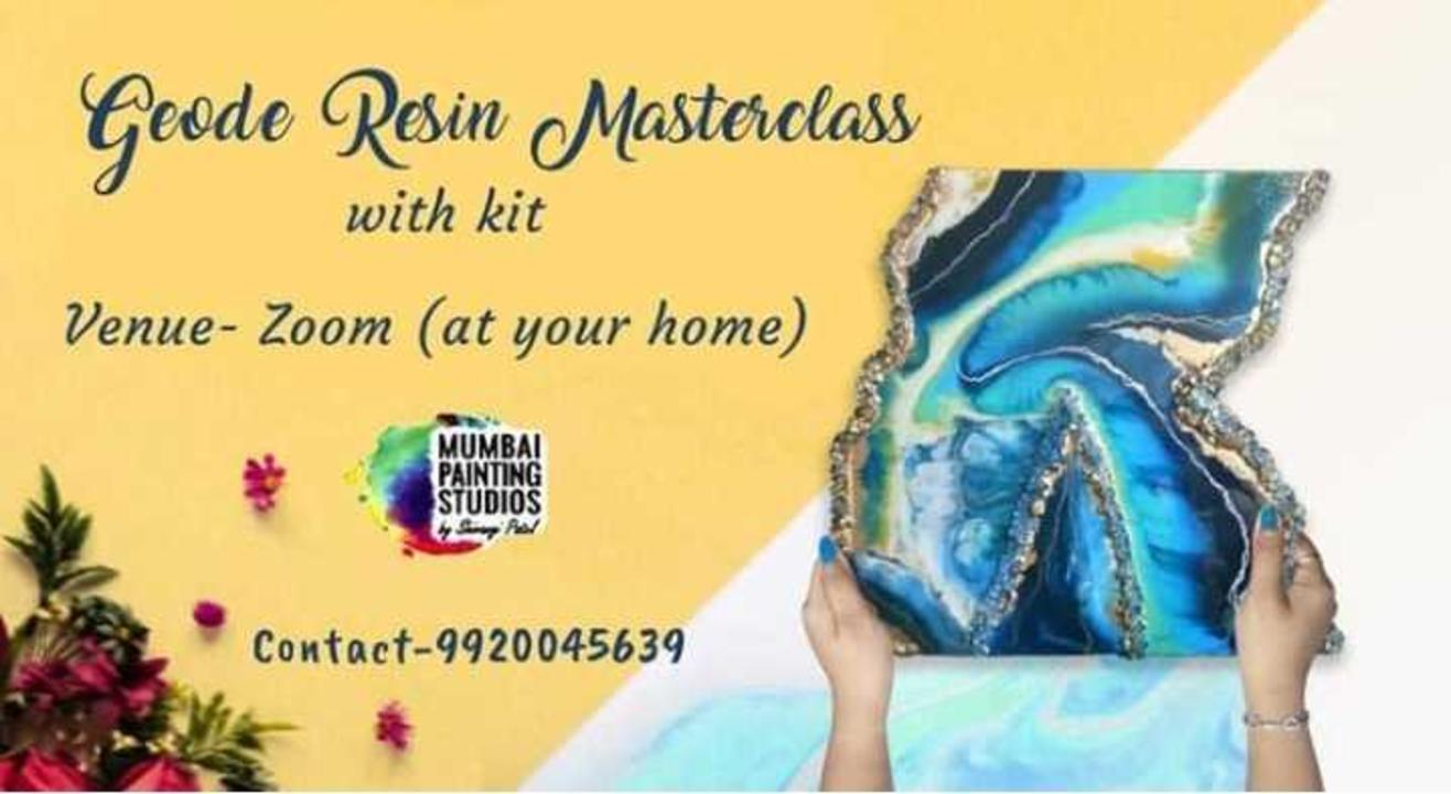 Geode Resin Masterclass with Mumbai Painting Studios