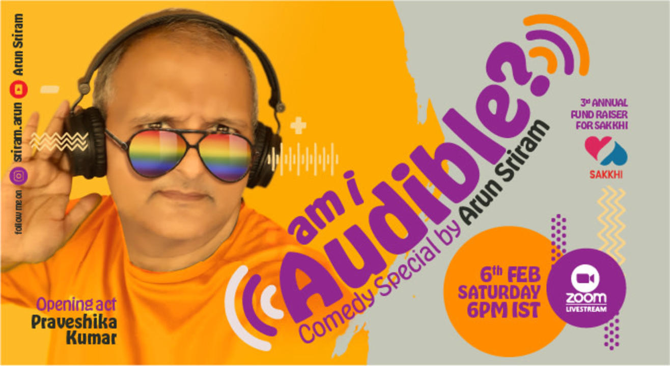 Am I audible? -A fundraising clean comedy special by Arun Sriram