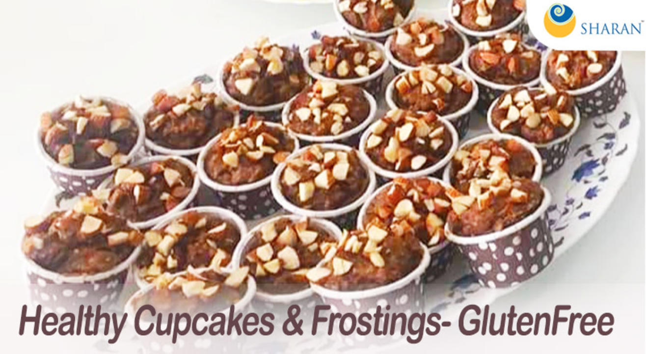 Healthy Cupcakes & Frostings- Gluten Free