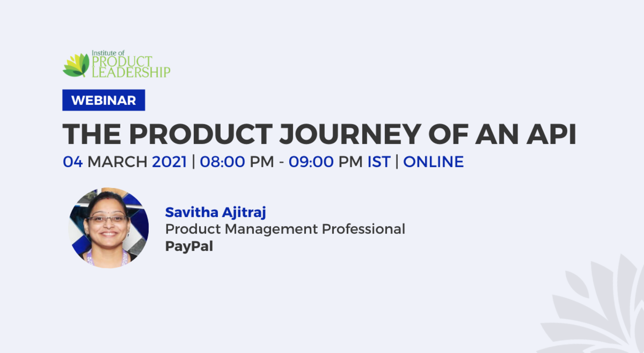 The Product Journey of an API