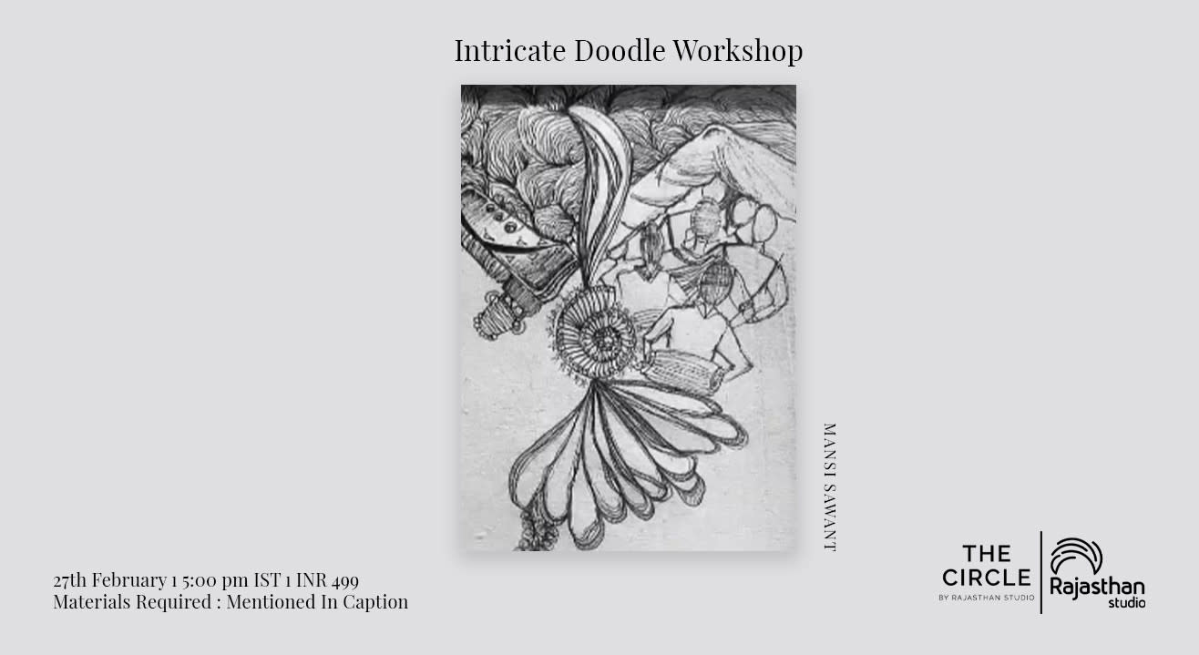 Intricate Doodle Workshop by Rajasthan Studio 