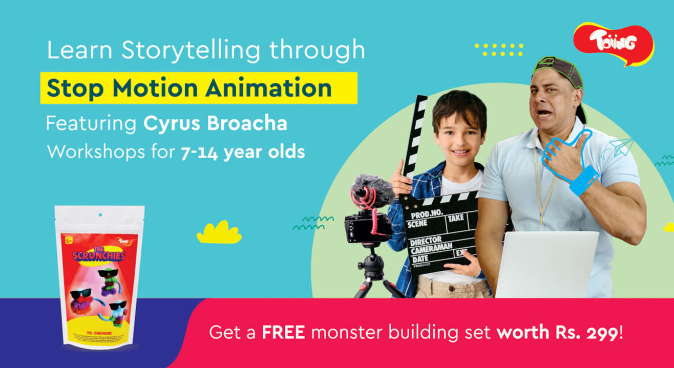 Storytelling Through Stop Motion Animation feat, Cyrus Broacha + Free Monster Making Kit