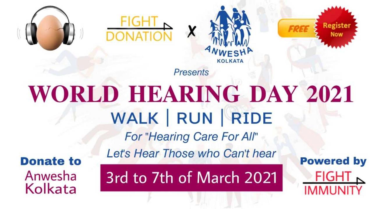 WORLD HEARING DAY 2021 - WALK/RUN/RIDE