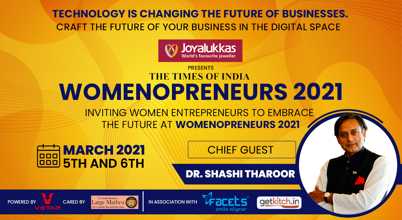 Times Of India Womenopreneurs 2021 - With Dr Shashi Tharoor 